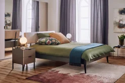 Karl Omlin AG Bett Cinema schiefergrau New