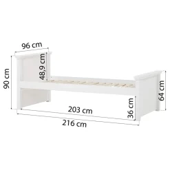 Hoppekids Bett Deluxe weiss Online