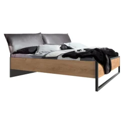 MID.YOU Bett Detroit-201 eichefarbig, graphitschwarz Discount