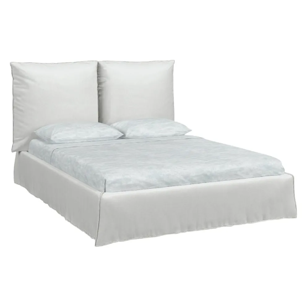 Gervasoni Bett Double NATURAL Lino Bianco / Kat. B (1000)