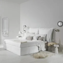 Gervasoni Bett Double NATURAL Lino Bianco / Kat. B (1000)