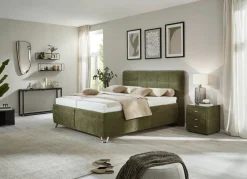 Dieter Knoll Bett Dream Royal olivgrün Hot