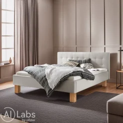 HASENA Bett Dream-Line Pepe grey 335 Best