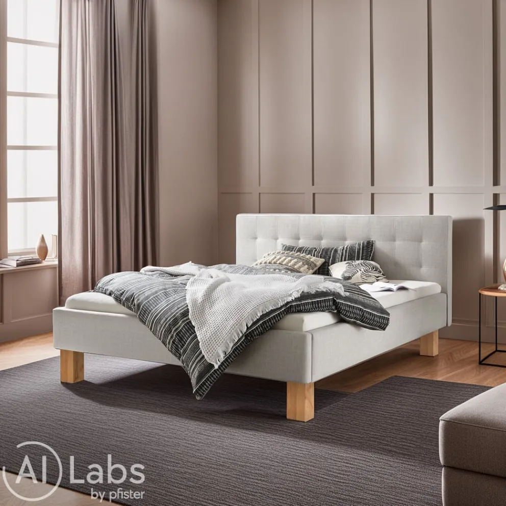 HASENA Bett Dream-Line Pepe grey 335 Best