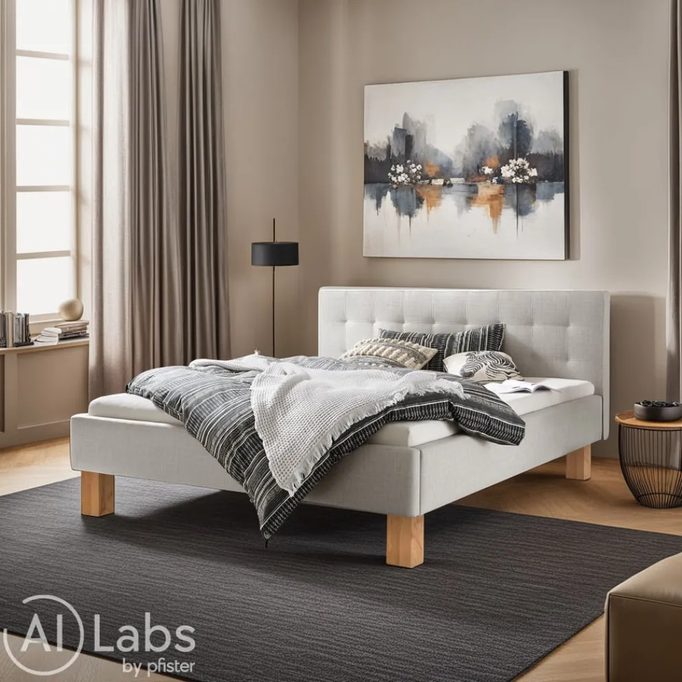 HASENA Bett Dream-Line Pepe grey 335 Best