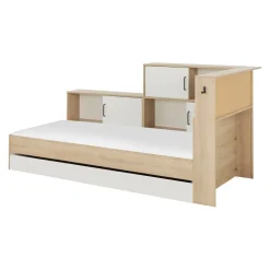 MID.YOU Bett Erwan kastanienbraun, weiss Outlet
