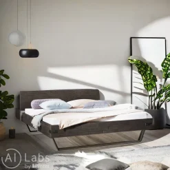 HASENA Bett Ezzo Vintage grey 64