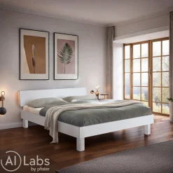 HASENA Bett Finja weiss Discount