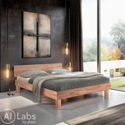HASENA Bett Finja 80 Kernbuche natur Best