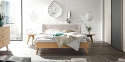 HASENA Bett Fjord eichefarbig New
