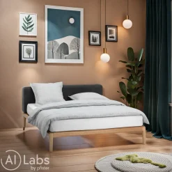atelier pfister Bett Floos eichefarbig Hot