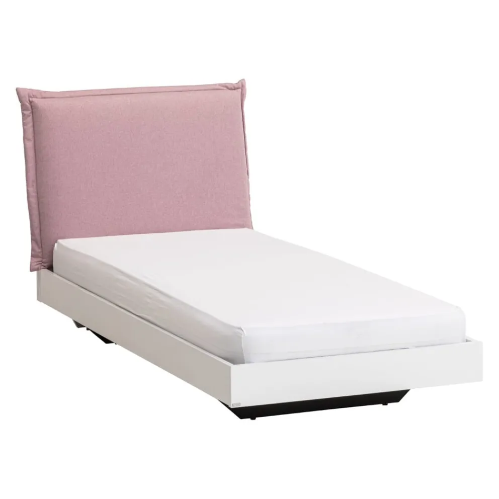 PAIDI Bett Home Base rosa, weiss