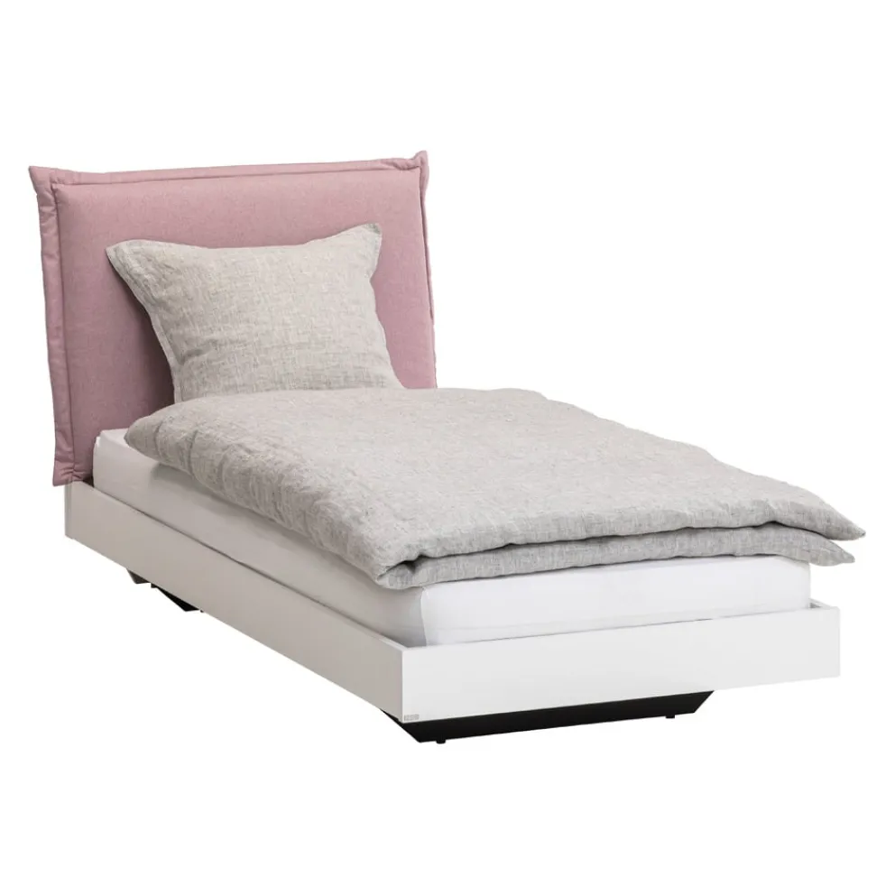 PAIDI Bett Home Base rosa, weiss