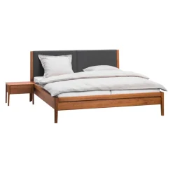 TEAM 7 Bett Mylon Canvas 854, kirschbaumfarbig Best