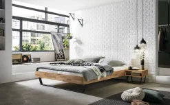 HASENA Bett Ostino buchefarbig New
