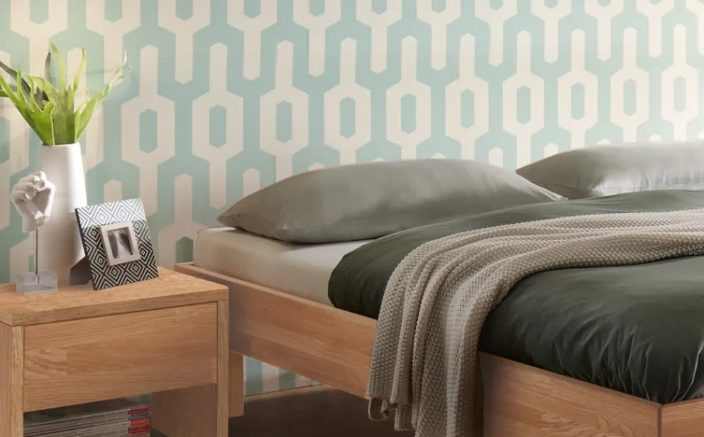 HASENA Bett Ravenna weiss Discount