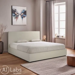 Ethnicraft Bett Revive beige Clearance