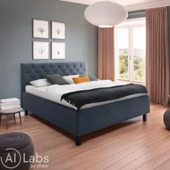 Novel Bett San Remo taubenblau Sale