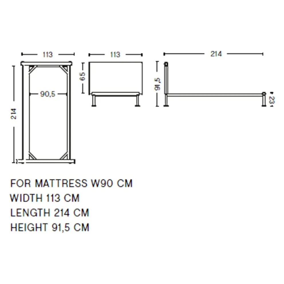Hay Bett Tamoto cremeweiss Sale