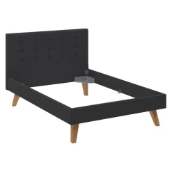 Johann Jakob Bett Taviano Platin anthrazit Outlet
