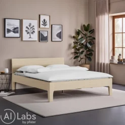 TRINATURA Bett Tawa ahornfarbig Clearance
