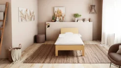 TRINATURA Bett Tawa eichefarbig