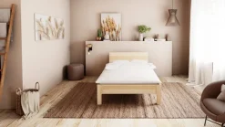 TRINATURA Bett Tawa eschefarbig New