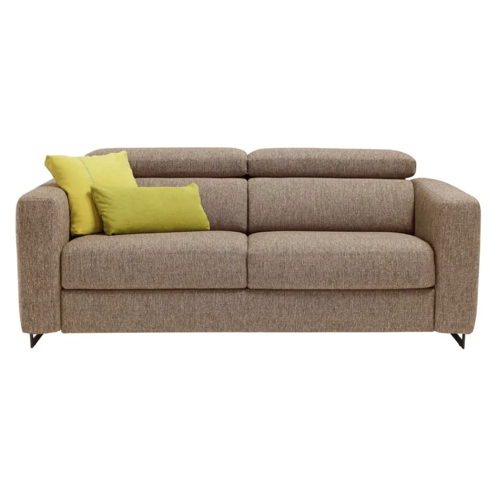 Dienne Bettsofa Modular hellbraun, off-white, zinkgelb Hot