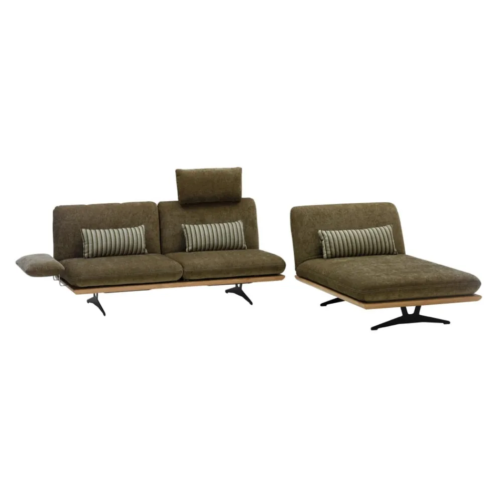 Dieter Knoll Bettsofa Palermo schilfgrün