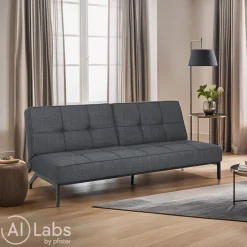 MID.YOU Bettsofa Perugia dunkelgrau New