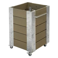 PLUS Blumenkasten Cubic braun, grau Best