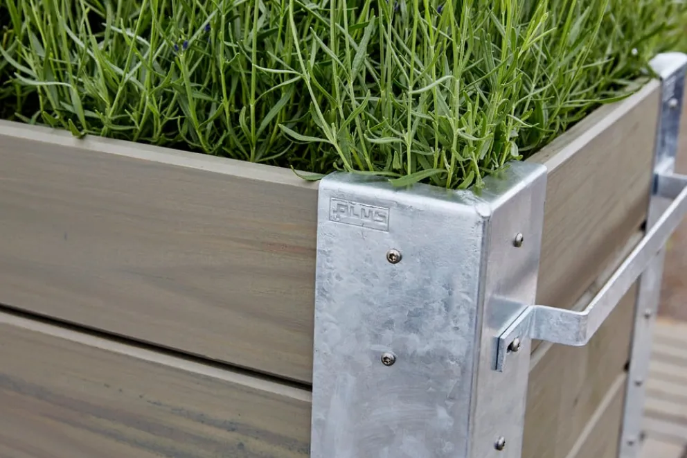 PLUS Blumenkasten Cubic braun, grau Best