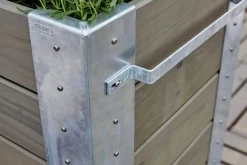 PLUS Blumenkasten Cubic braun, grau Best