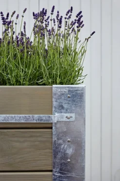 PLUS Blumenkasten Cubic braun, grau Best