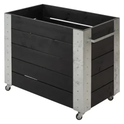 PLUS Blumenkasten Cubic schwarz Hot