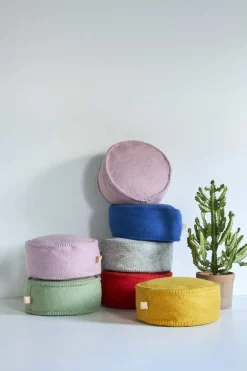AVEVA Bodenkissen Dot blau