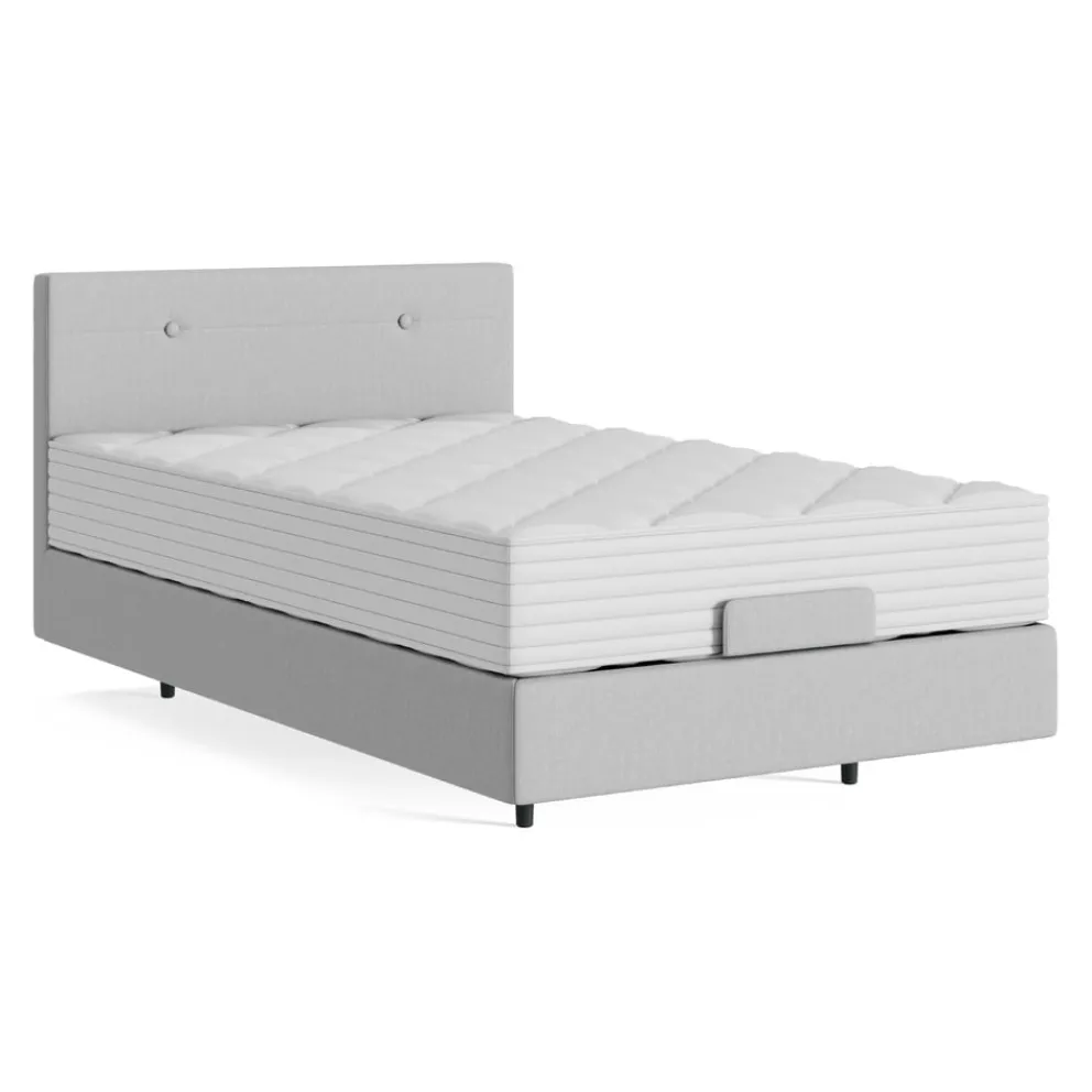RIPOSA Boxspringbett AURORA RELAX graublau Hot