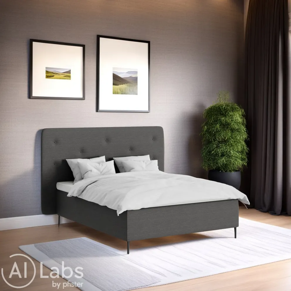 JENSEN Boxspringbett Diplomat-Cont. Diplomat antracite 476 Hot