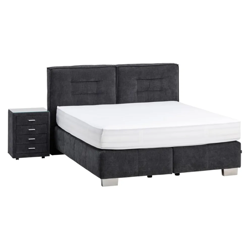 Dieter Knoll Boxspringbett Dream Deluxe anthrazit Clearance