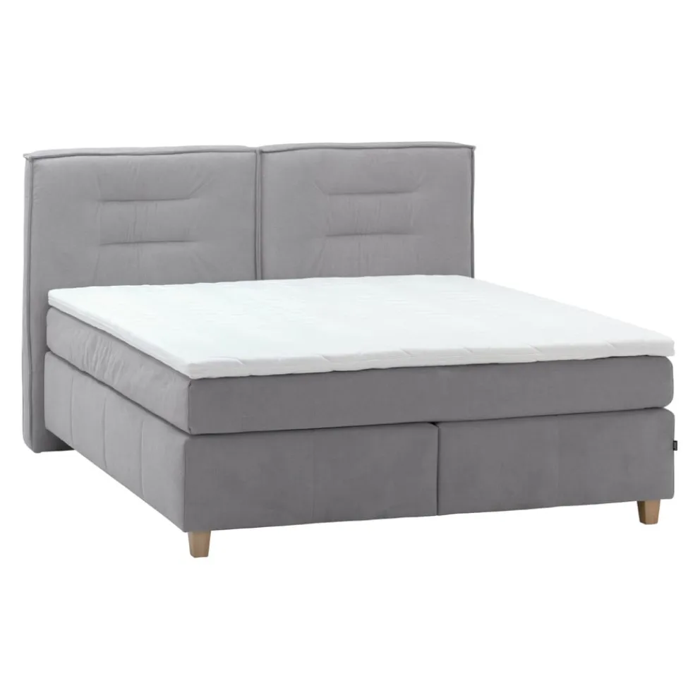 Dieter Knoll Boxspringbett Dream Deluxe Kat. 5 XBO 19 hellgrau Discount