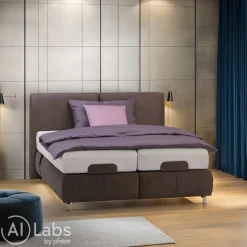 Dieter Knoll Boxspringbett Dream Deluxe Kat. 8 APP8 grey brown Clearance
