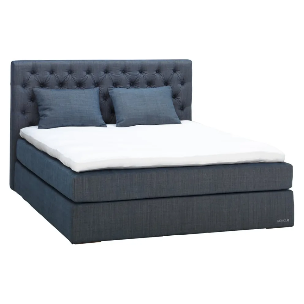 SJÖHOLM Boxspringbett Elander Matiss 45 Blue Outlet