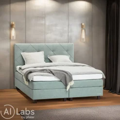 SJÖHOLM Boxspringbett Elander Pura 9908 turquoise Discount