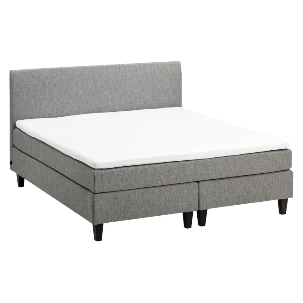 JENSEN Boxspringbett First grau