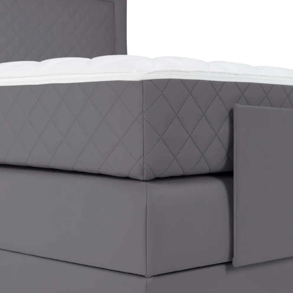 Welnova Boxspringbett Herman grau