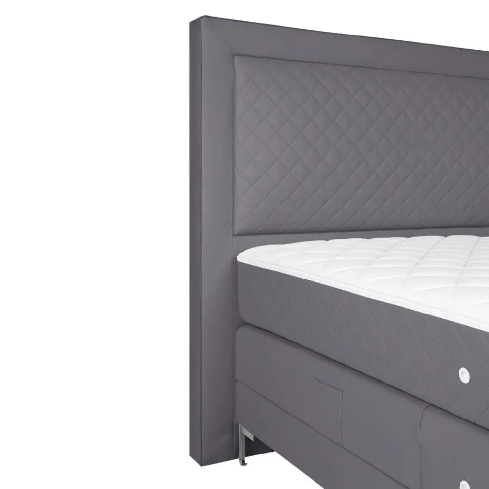 Welnova Boxspringbett Herman grau