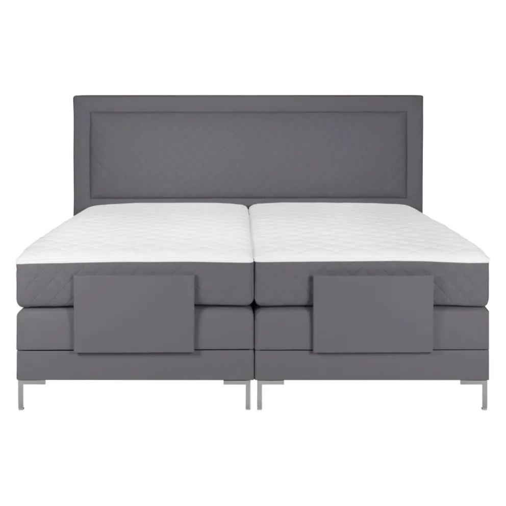 Welnova Boxspringbett Herman grau