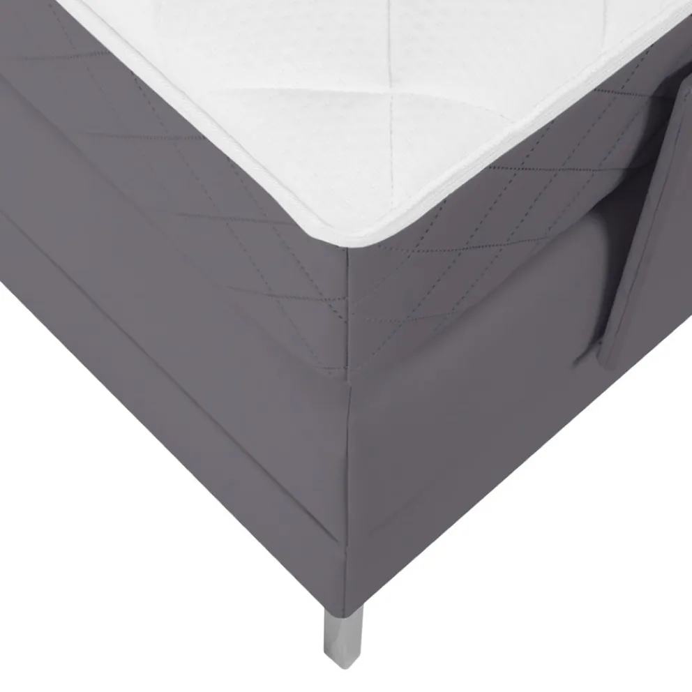 Welnova Boxspringbett Herman grau