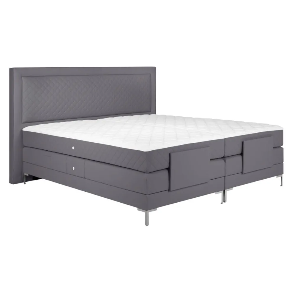 Welnova Boxspringbett Herman grau