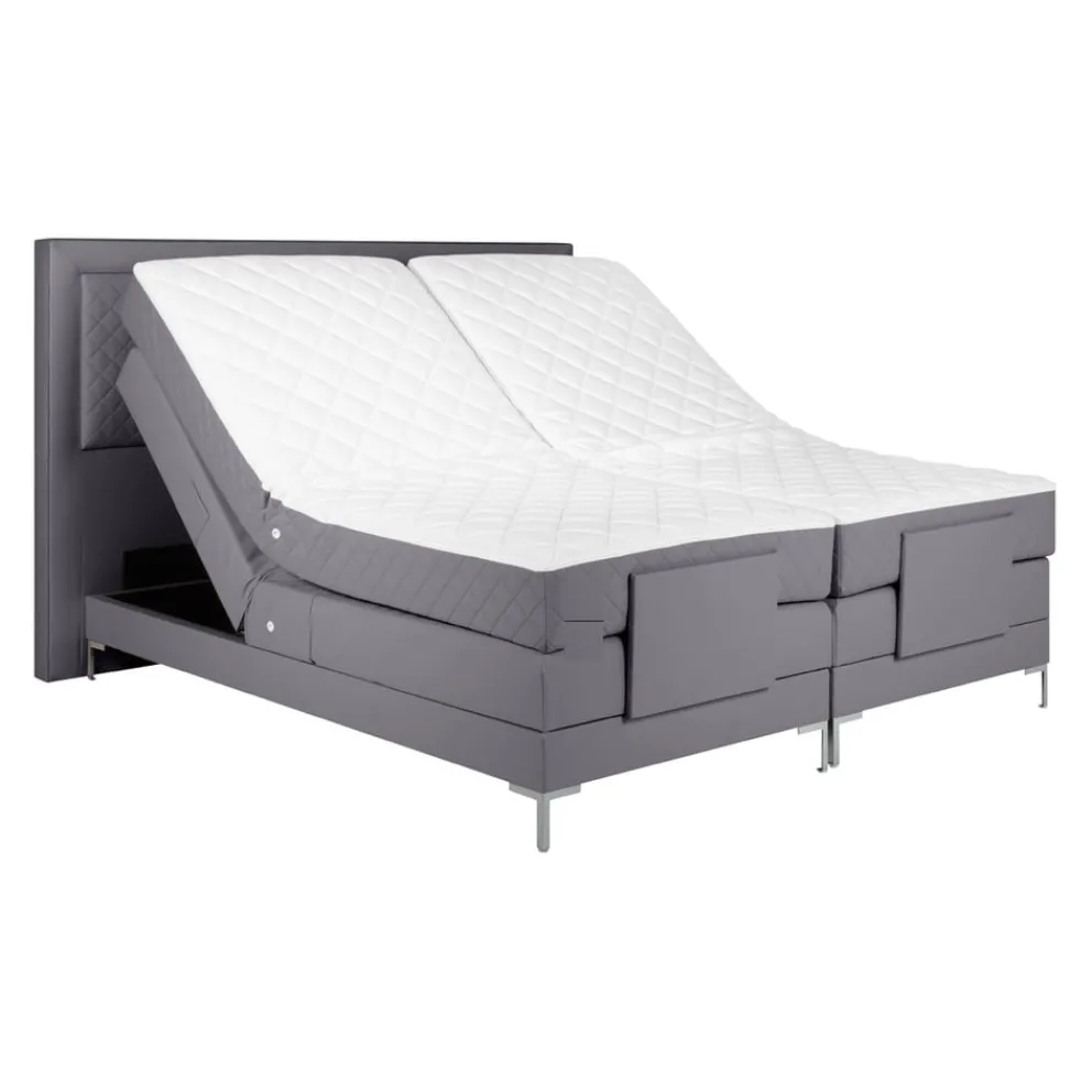 Welnova Boxspringbett Herman grau